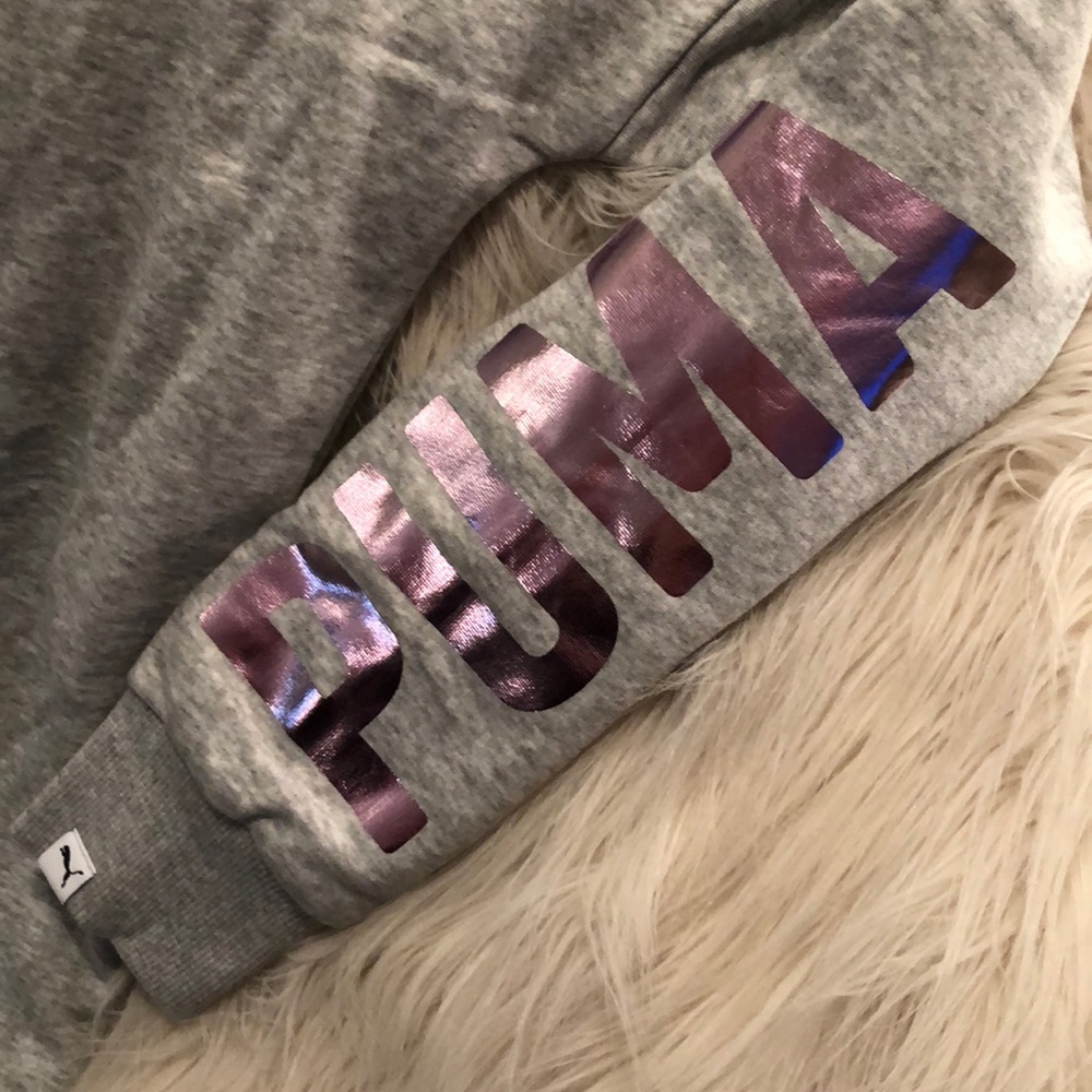 Puma relaxed fit, grey zip up